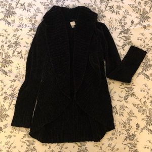 Chenille cardigan